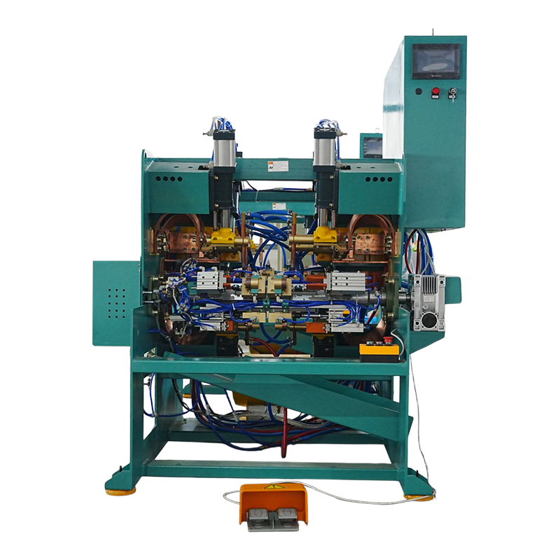 Machine de soudage rotative automatique à 3 têtes pour pistolet à colle chaude